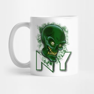 Jets Skull Mug